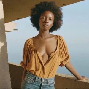 Doen Jeanne top in Foxtail 🧡